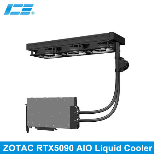 Iceman 定制式RTX5090D/6000pro改装显卡一体式360/420MM水冷散热