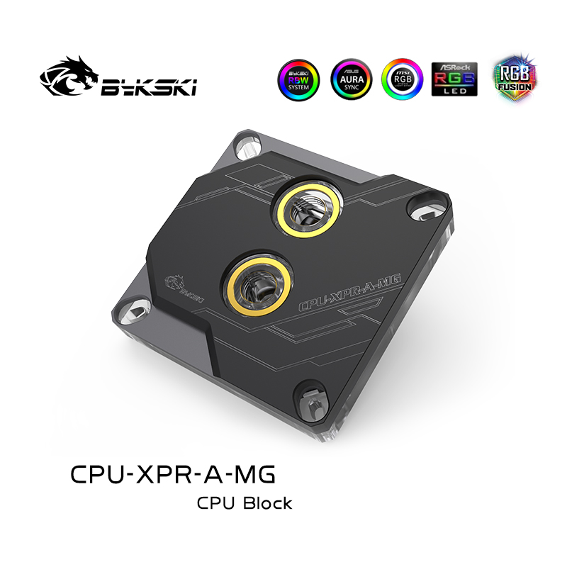 Bykski CPU-XPR-A-MG CPU水冷头 支持I7 LGA1700 115x 2066黑色