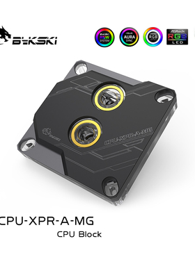 Bykski CPU-XPR-A-MG CPU水冷头 支持I7 LGA1700 115x 2066黑色
