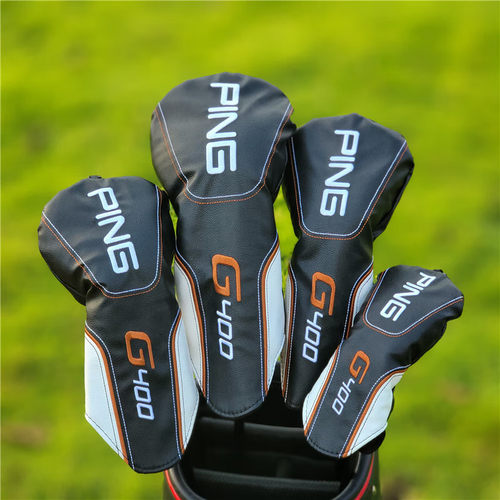 PING G400 高尔夫球杆套半圆一字直条推杆套一号木杆套杆头套帽套