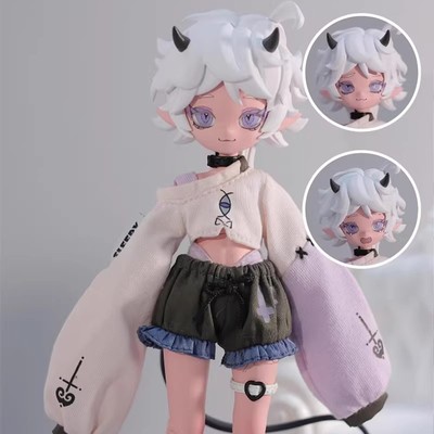 正版恶魔角bjd盲盒八分可动人偶七宗罪摆件手办玩偶公仔生日礼物