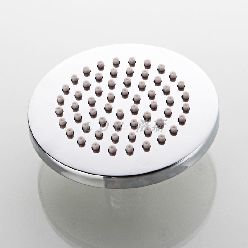 浴室淋浴房雨淋淋沐浴喷头4寸圆形全铜小花洒莲蓬单头abs多功能