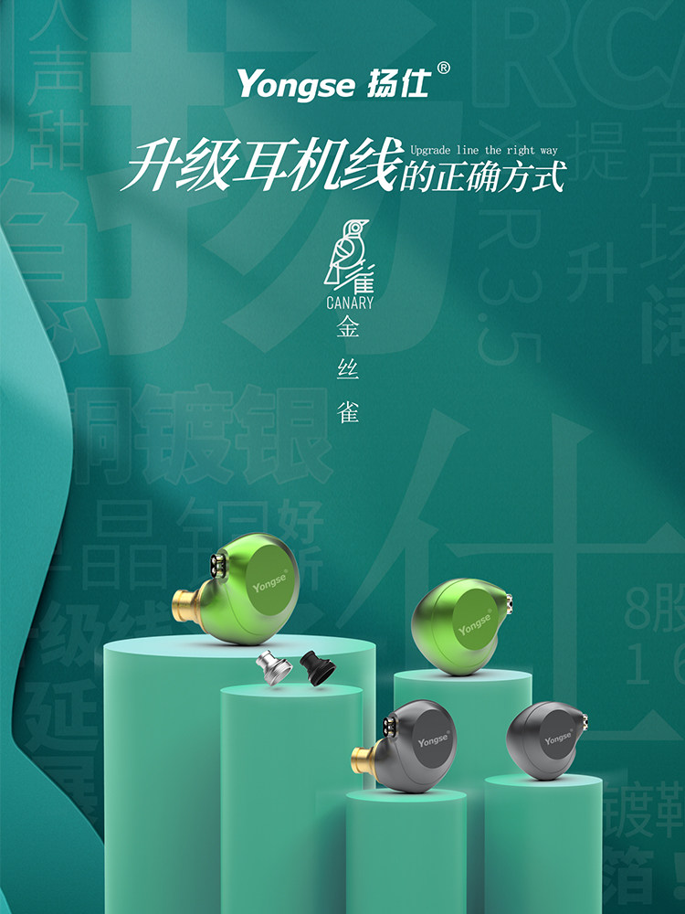 扬仕 超重低音线控动圈有线耳机 typec接口发烧级hifi入耳式耳塞属于什么档次？