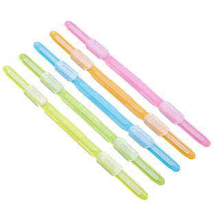 原子夹双孔文件夹文件装订夹条塑料资料打孔装订成册工具学生活页环办公用卷子夹试卷收纳整理神器活页夹彩色