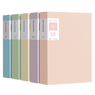 a4文件夹莫兰迪资料册活页夹档案册多页文件夹作品奖状收集册试卷整理神器多层插页文件袋办公用品海报收纳册