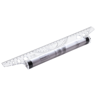 平行尺专业设计绘图尺30cm平移尺角度平行尺手绘设计绘画工具打格尺滚动平衡尺量角器滚尺建筑师设计尺建筑尺