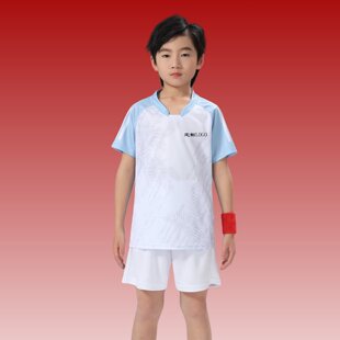 儿童羽毛球服运动套装速干训练比赛服中大童专业训练服可印字队服