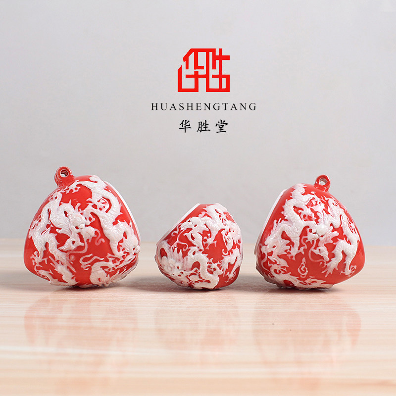 华胜堂堆龙雕刻画眉缸鸟笼配件