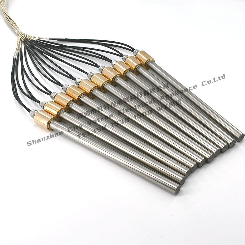 304不锈钢模具加热管单头发热管电热器液体加热棒法兰加热管