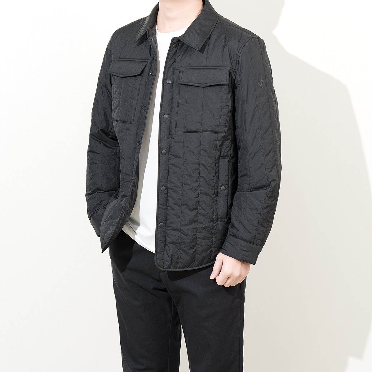 25秋冬玛汀 型男衬衣领新雪丽抑菌夹绵轻量薄款密可柔绵衣外套男,男装,夹克,淘宝优惠券,粉丝福利购,淘宝优惠卷