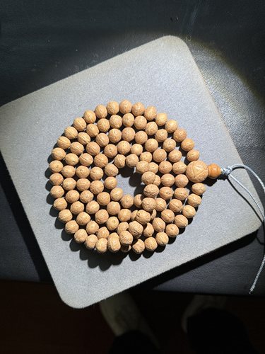 尼泊尔实心籽凤眼菩提子108手串原籽念珠男士女文玩佛珠念珠手链