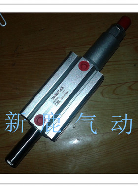 气动小型可调行程薄型气缸SDAD/SDAJ40X50-50-30SB代替亚德客