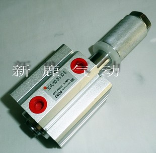 小型方形气动薄型气缸可调带磁SDAJ50*50/63*50/ 63*100-50SB