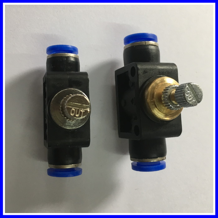 气动元件气管接头节流阀限流器管式管道LSA-4-6-8-10-12开关控制