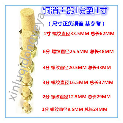 电磁阀消声器气动元件