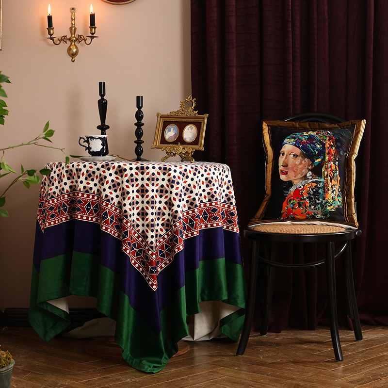 布艺桌布欧式轻奢奢华餐桌台布