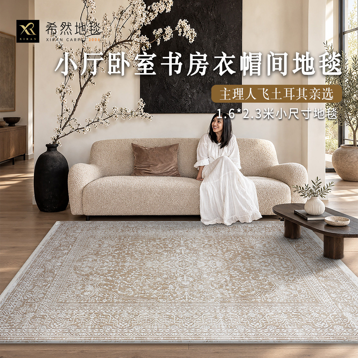 土耳其进口法式中古美式轻奢地毯