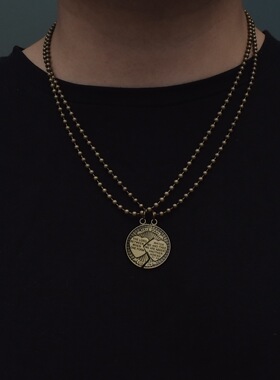 RASEN STORE lifeholic真爱守护LOVE COIN套装项链组情侣国潮配饰