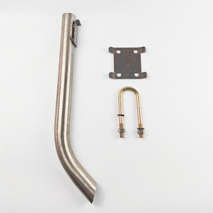 农哈哈小麦播种机配件不锈钢小麦下种腿 圆管旋播一体播种机搂腿