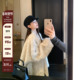 MG小象 漫步雪镜 慵懒风环保皮草皮毛毛外套女气质千金宽松上衣