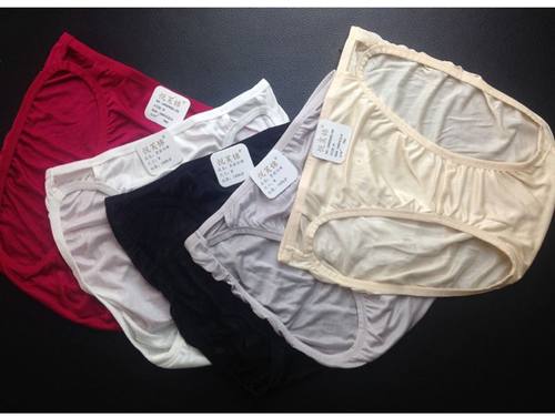 桑蚕丝镂空低腰透气无痕纯色内裤