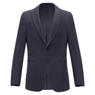 诺丁山西装外套男细条纹新款时尚秋季商务羊毛高级感西服NA720146