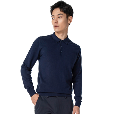 eve毛衣依文针织衫翻领