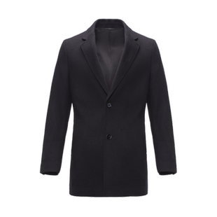 诺丁山羊绒羊毛西装外套男黑色商务时尚款高级正装大衣男NI720040