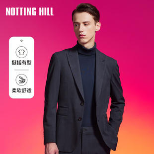 秋季 时尚 商务羊毛高级感西服NA720146 外套男细条纹新款 诺丁山西装