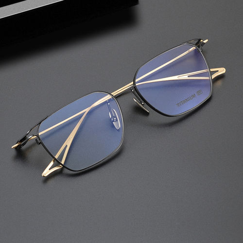 超轻全框眼镜架钛合金商务气质