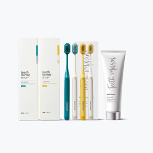 TM钻石皓洁牙膏(海洋薄荷)/三重倍护牙刷