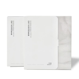 HoneyFuture轻如初松茸人参莹⼀润舒一缓面膜五片