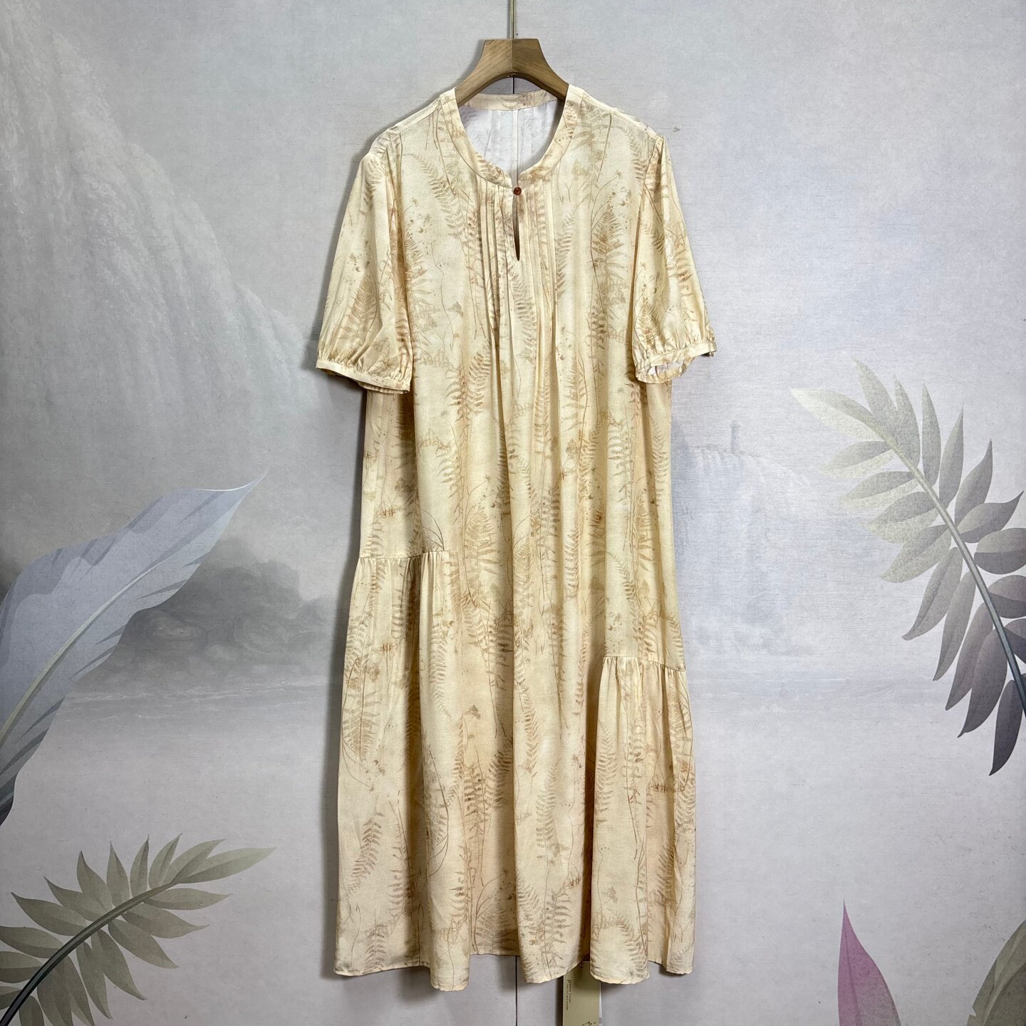 桑蚕丝真丝双绉轻奢感夏日连衣裙