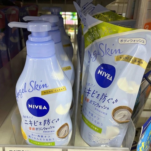 日本Nivea妮维雅天使肌沐浴露