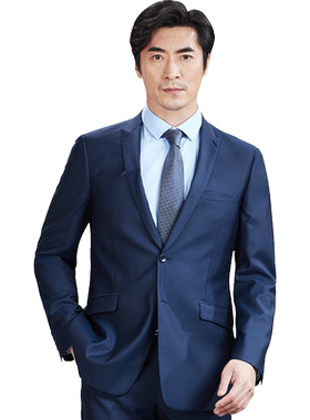 红都羊毛结婚伴郎礼服修身西装