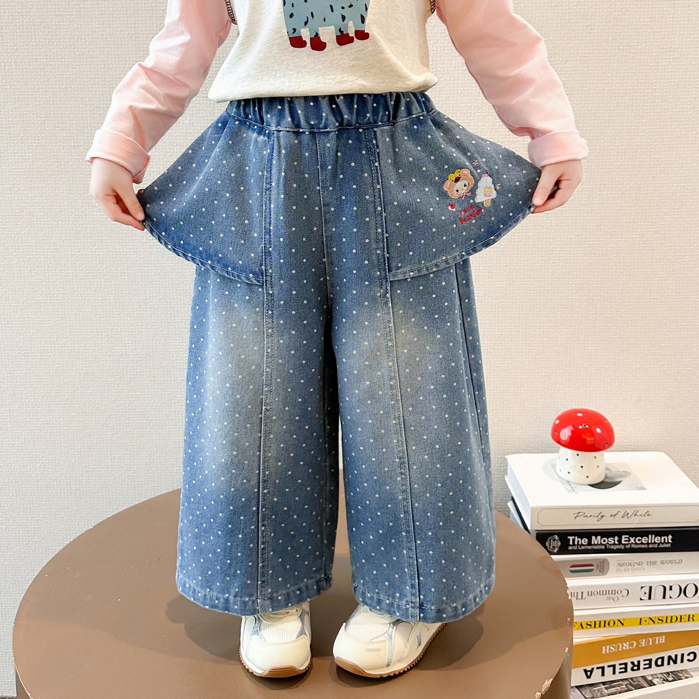 女童春季牛仔裙裤2026新款洋气时髦小女孩春秋季韩版儿童直筒裤,童装/婴儿装/亲子装,儿童牛仔裤,淘宝优惠券,粉丝福利购,淘宝优惠卷