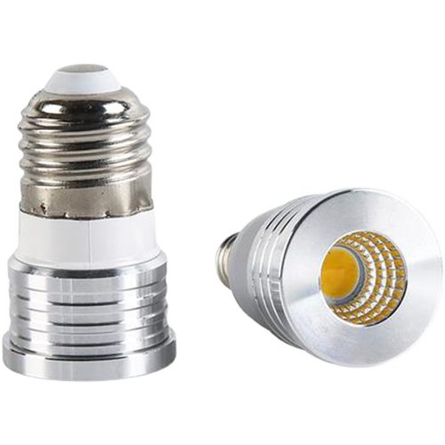 led聚光灯杯gu10/gu5.3射灯灯泡e27螺口22v1w光源12v 24v调光