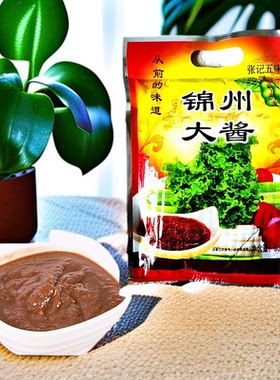锦州大酱东北特产传统工艺黄豆酱王袋装大葱蘸酱炸酱500g大袋装