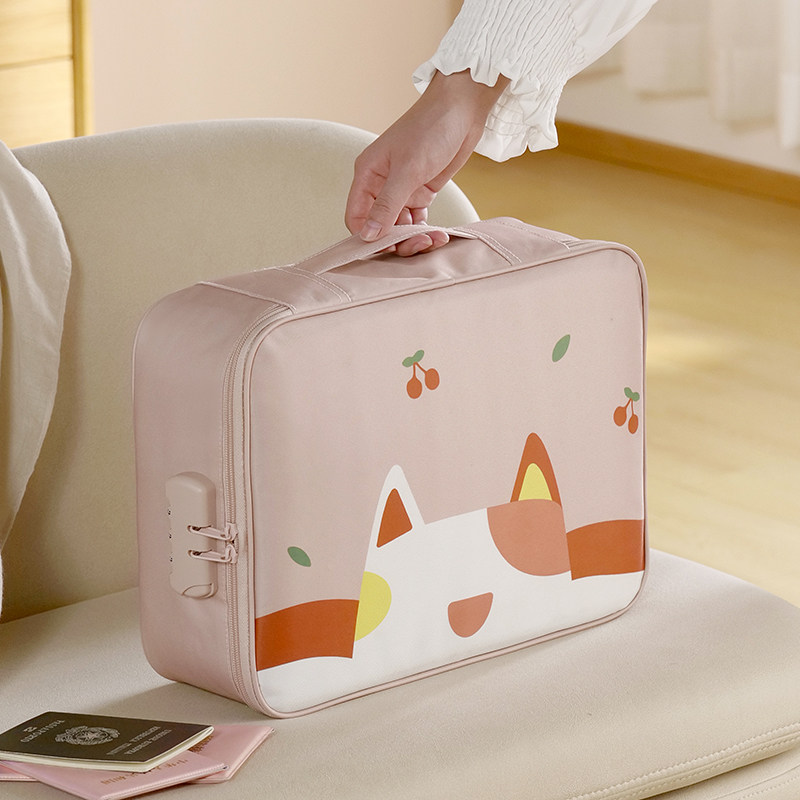 证件收纳包多功能家庭户口本资料文件卡包袋证书收纳盒家用整理箱,收纳整理,卡包/证件包,淘宝优惠券,粉丝福利购,淘宝优惠卷