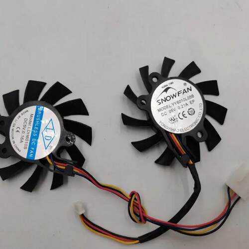 YY6010L05B/S 电脑显卡 6CM6010支架 5V工控主板风扇 LDH6010S