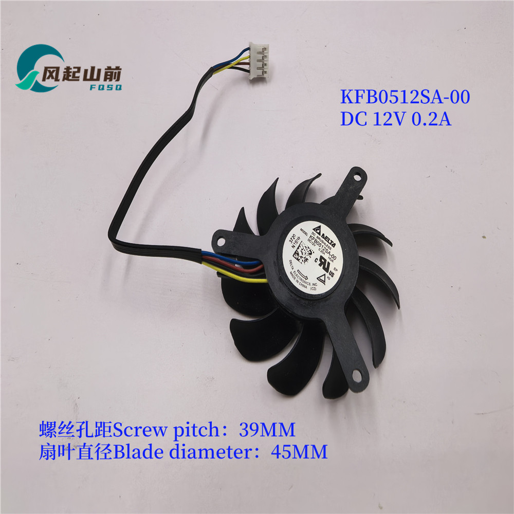 KFB0512SA-00 适用于 NVIDIA Quadro T1000 T400 T600 显卡风扇