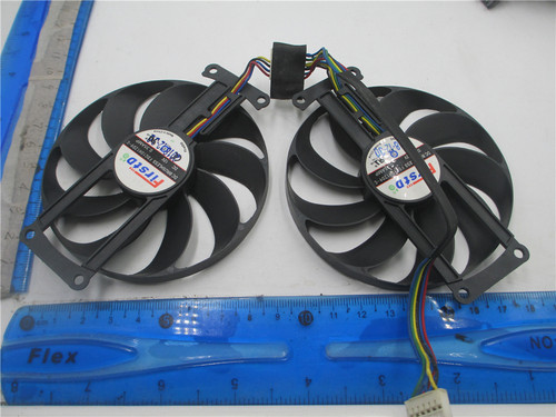 适用于华硕RTX2060 2070 GTX1660S 1660ti DUAL风扇FDC10H12S9-C