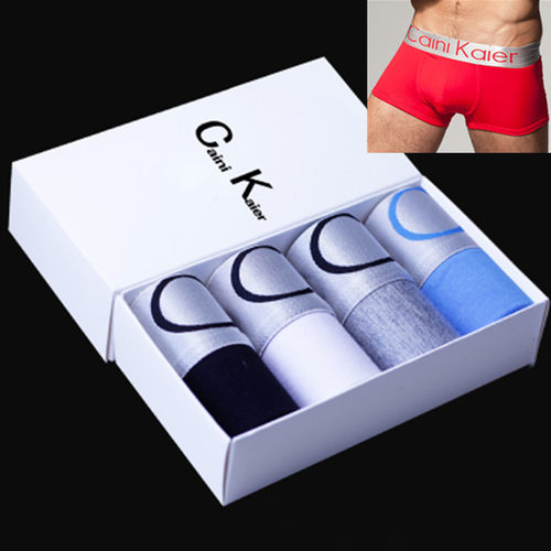 男士平角裤纯棉ck莫代尔四角内裤