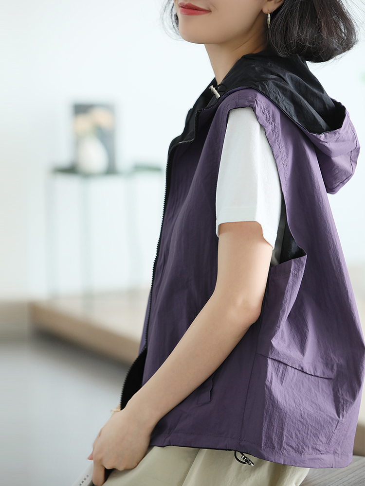 铜扣记休闲百搭宽松马甲