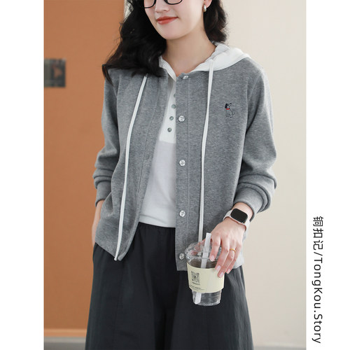 铜扣记秋季韩版显瘦棒球服女