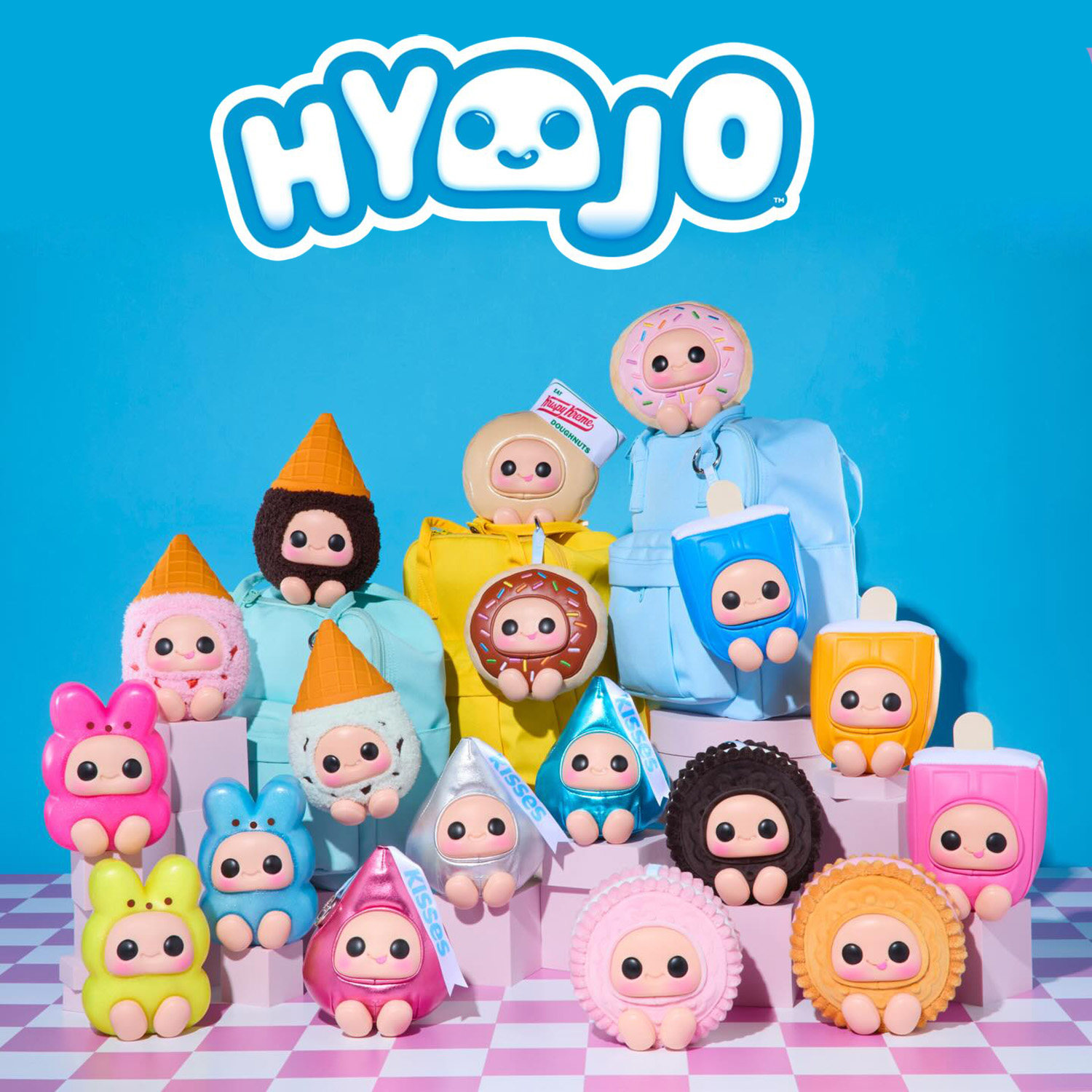 2026年新款美国正品Hyojo系列盲盒玩偶手办糖果玩具儿童礼物玩具