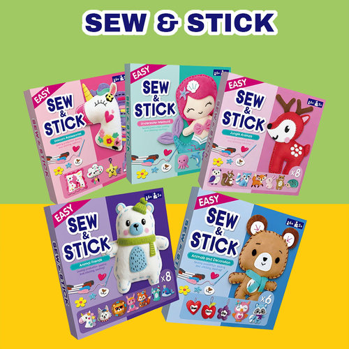 美版SewandStick儿童缝缝乐diy