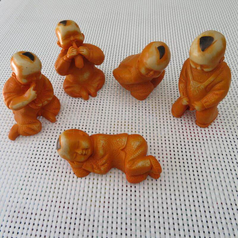 四喜娃娃家居摆件 五子登科 摆件 创意 家居 饰品 卧室 桌面摆件