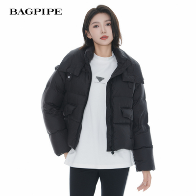 风笛2024冬季新款90白鹅绒羽绒服