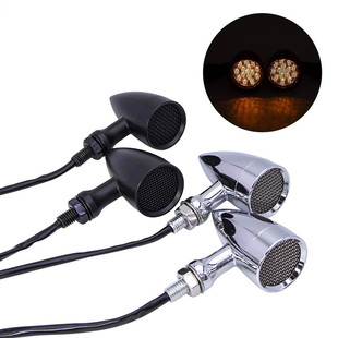 龙嘉V咖/V途/V霸摩托车改装LED转向灯小牛电动车复古转弯灯方向灯